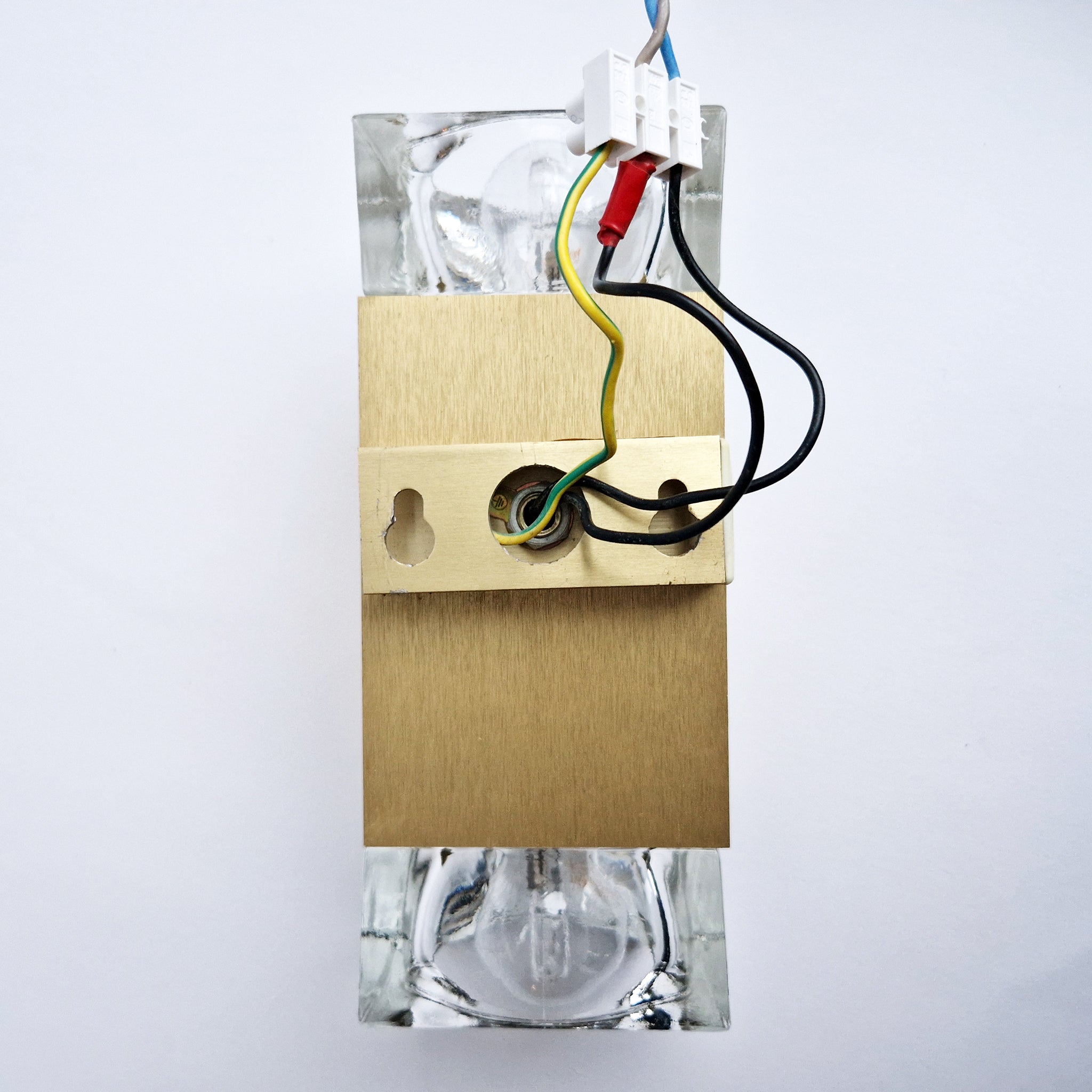 Vintage Cubic wall light by Gaetano Sciolari