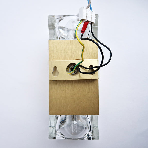 Vintage Cubic wall light by Gaetano Sciolari