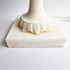 Vintage Italian XL alabaster table lamp