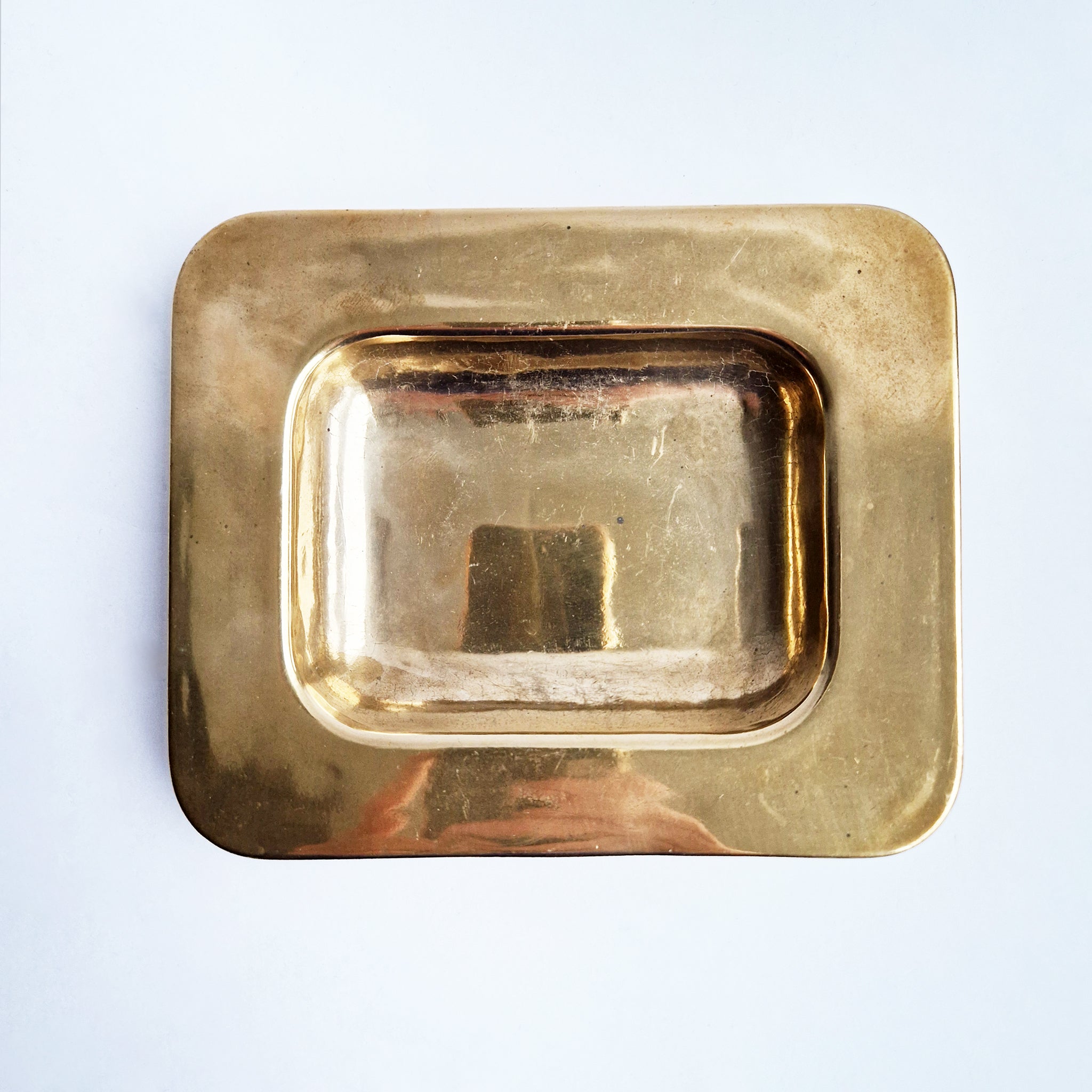 Vintage Italian brass ashtray