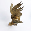 Mid-century Italian brass rooster figurine