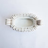Vintage Italian trinket dish with scrolls