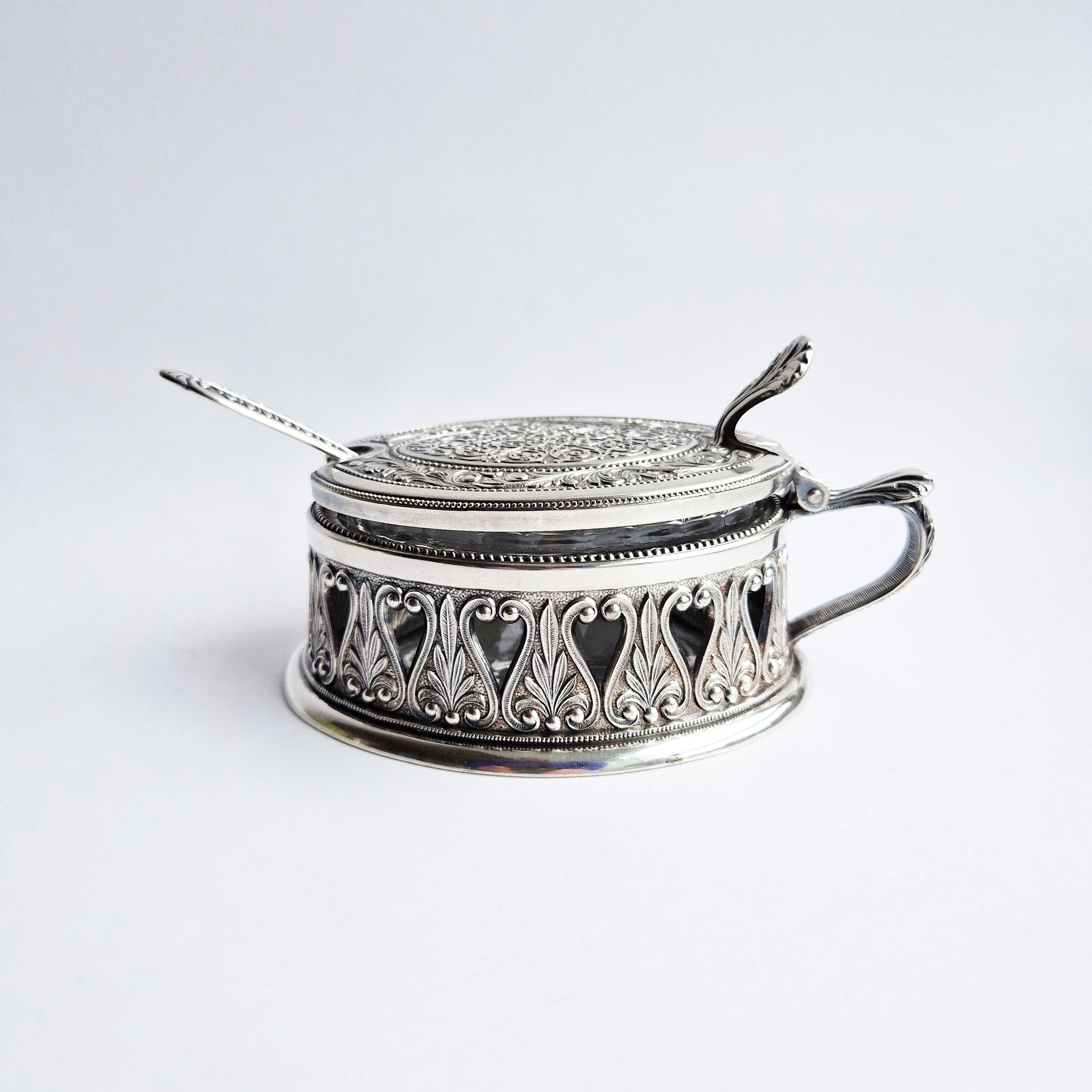 Vintage Italian cheese server bowl