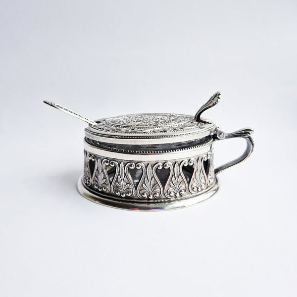 Vintage Italian cheese server bowl