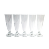 Vintage Italian crystal champagne flutes