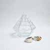 Vintage glass pyramid trinket box