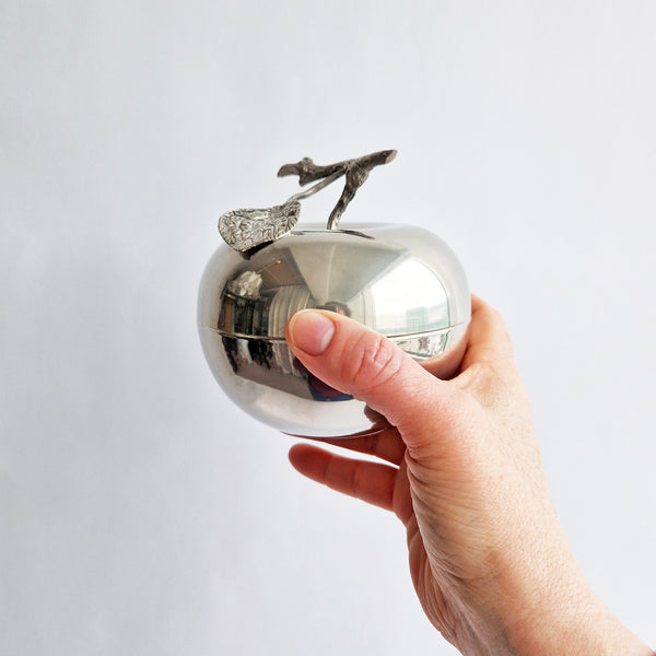 Vintage Italian apple trinket box