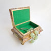 Mid-century large Italian onyx jewelry box