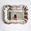 Vintage Italian large scalloped tray
