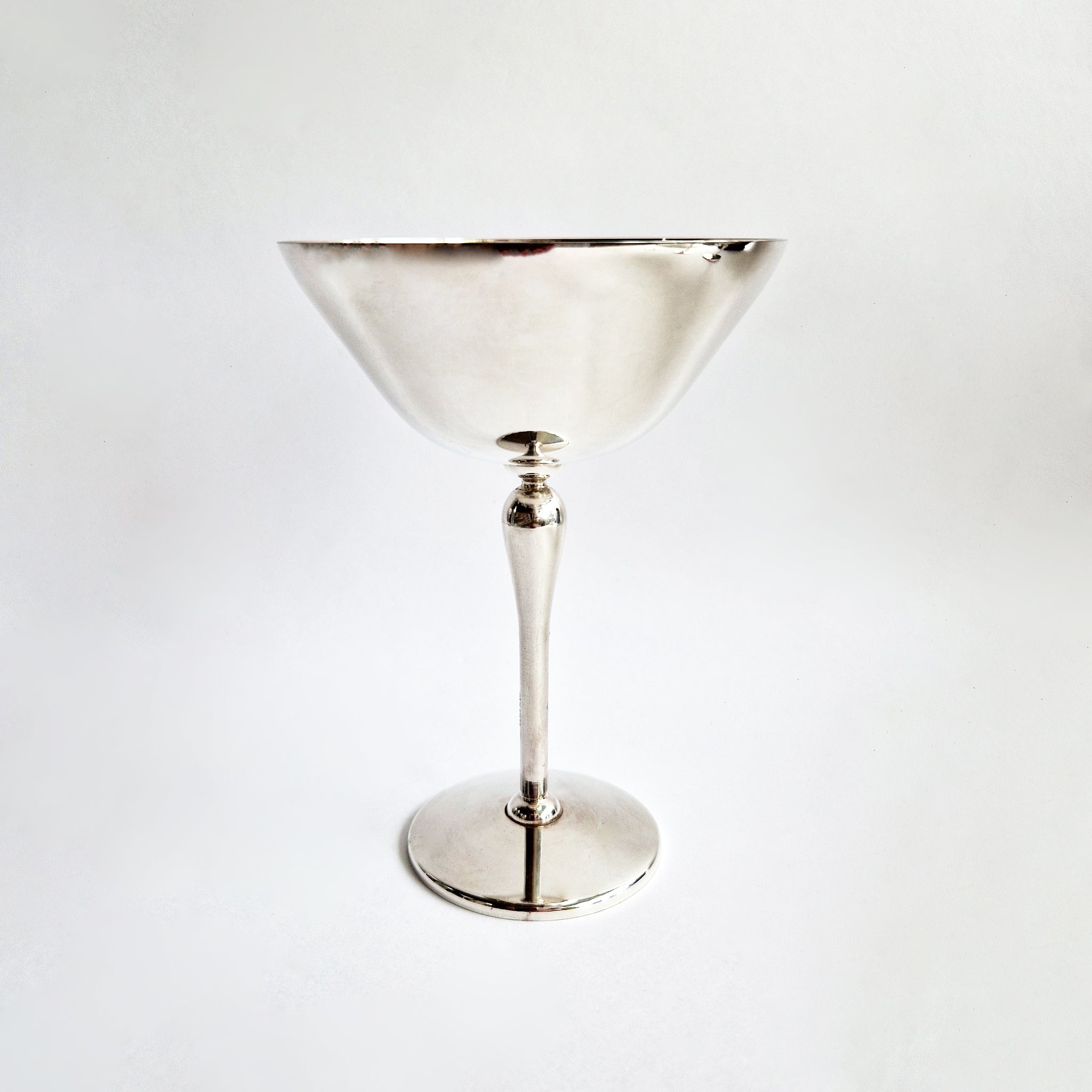 1970s silver-plated champagne glasses