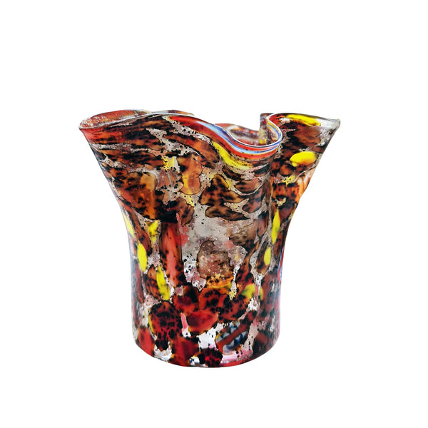 Vintage Murano fazzoletto vase