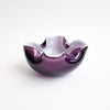 Vintage Murano purple glass bowl