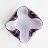 Vintage Murano purple glass bowl