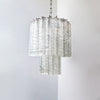 Vintage Murano glass two-tier chandelier