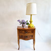 Vintage Italian ceramic table lamp with lemons