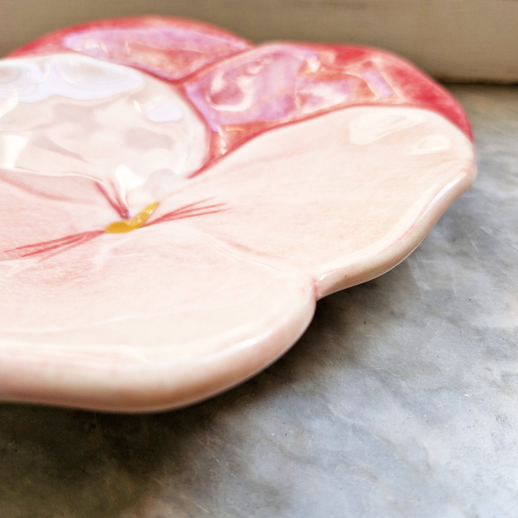 Mid-century Italian ceramic plate by Ernestine Cannon