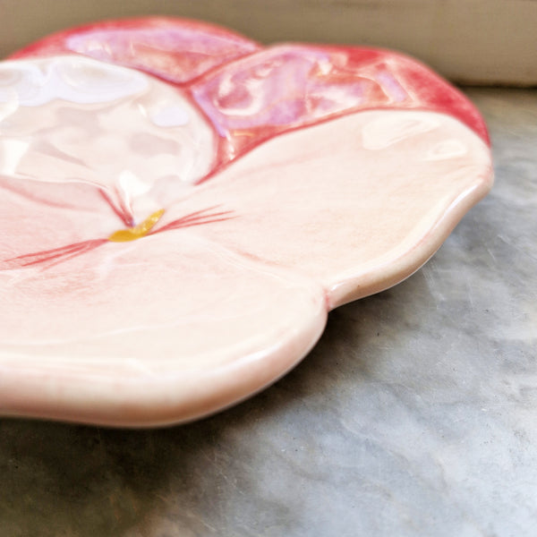 Mid-century Italian ceramic plate by Ernestine Cannon