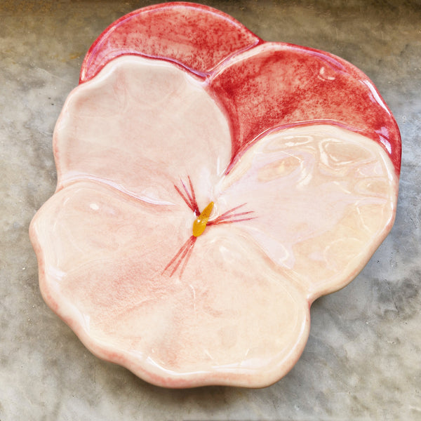 Mid-century Italian ceramic plate by Ernestine Cannon