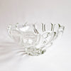 Vintage crystal swirl fruit bowl