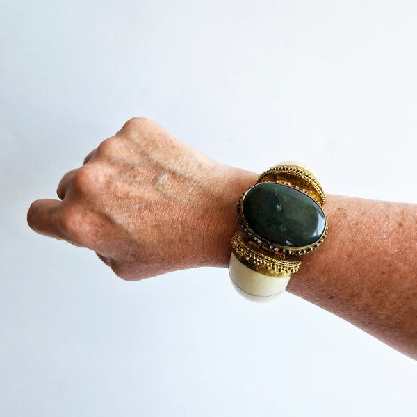 Vintage stone bracelet