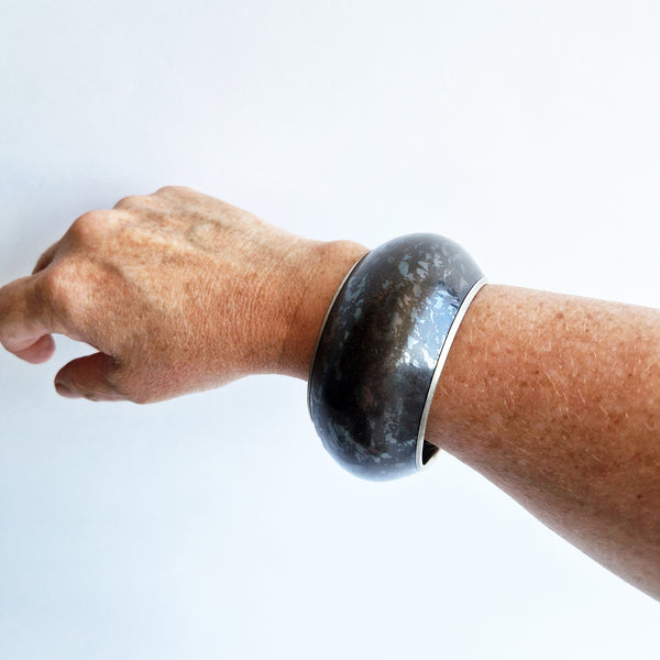 Vintage brutalist metal bracelet