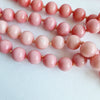 Vintage pink beaded necklace