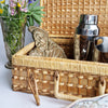 Vintage rattan case