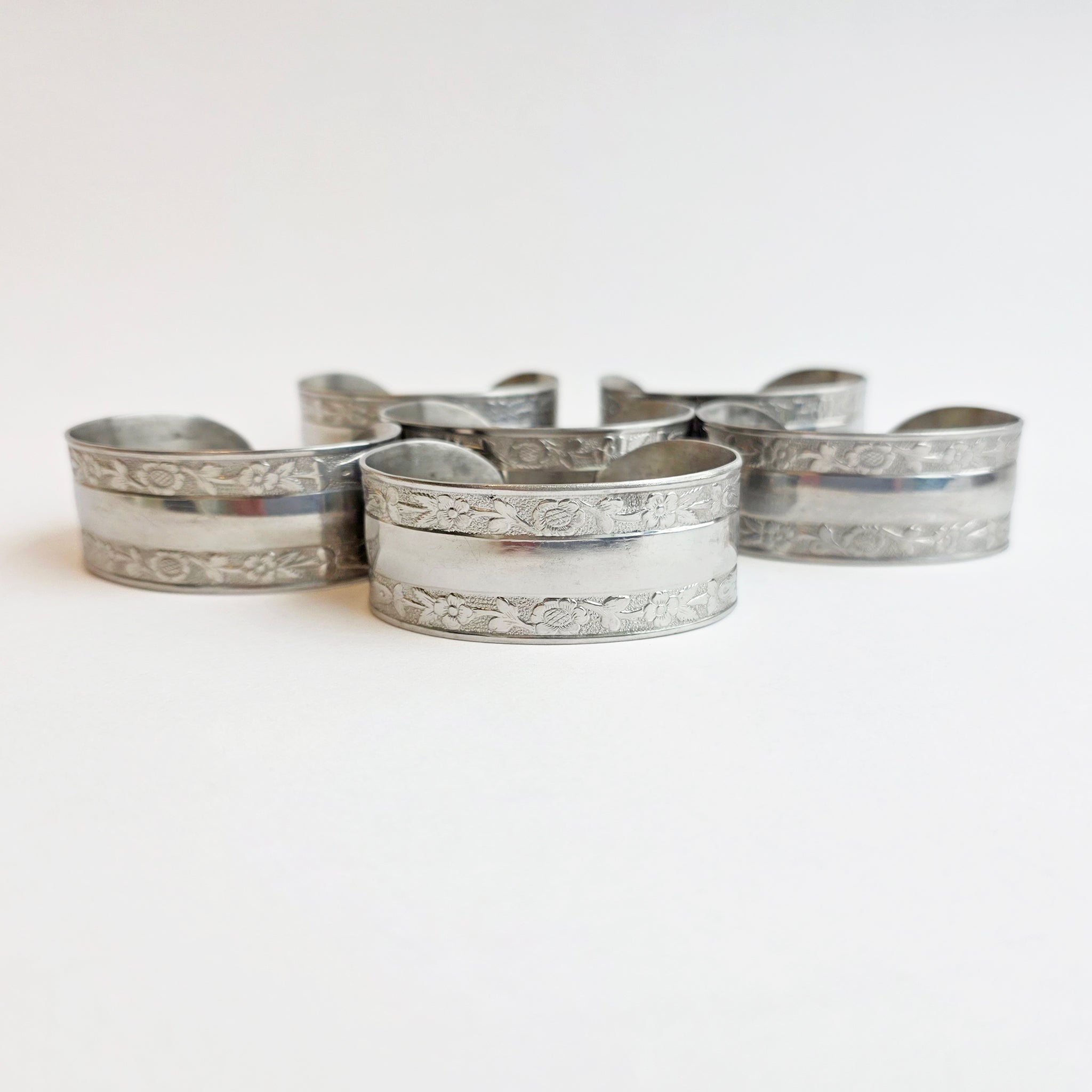 Vintage Italian napkin rings (Set of 6)