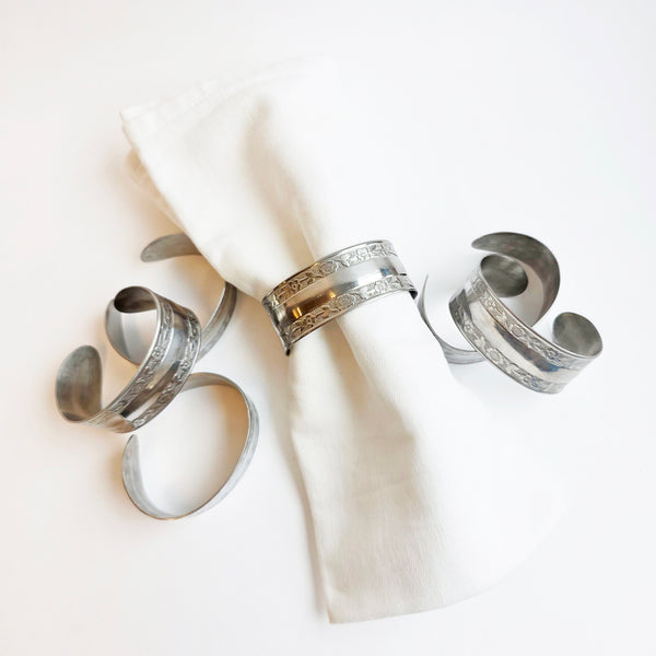 Vintage Italian napkin rings (Set of 6)