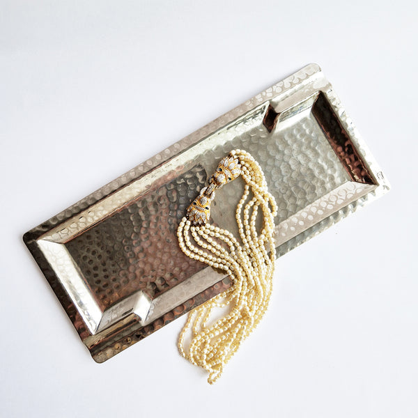 Vintage Italian silver-plated catchall by Cassetti