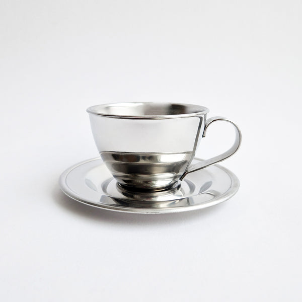 Vintage Nanni P&B stainless steel coffee cup set