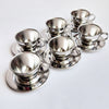 Vintage Nanni P&B stainless steel coffee cup set