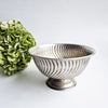 Vintage swirly pedestal fruit bowl