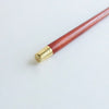 Vintage brass duck walking stick with hidden flask