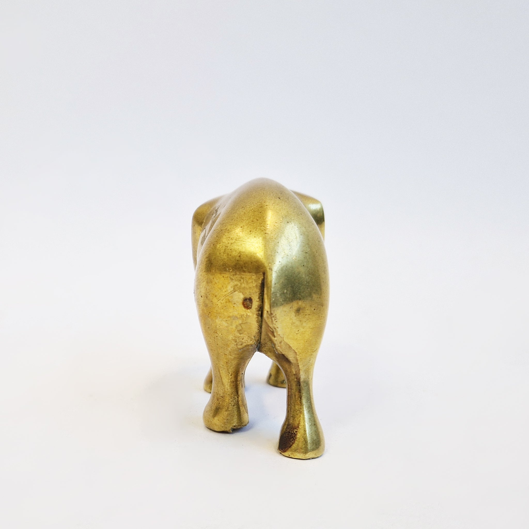 Vintage Italian brass elephant figurine