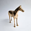 Vintage brass horse statue