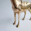 Vintage brass horse statue