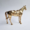 Vintage brass horse statue