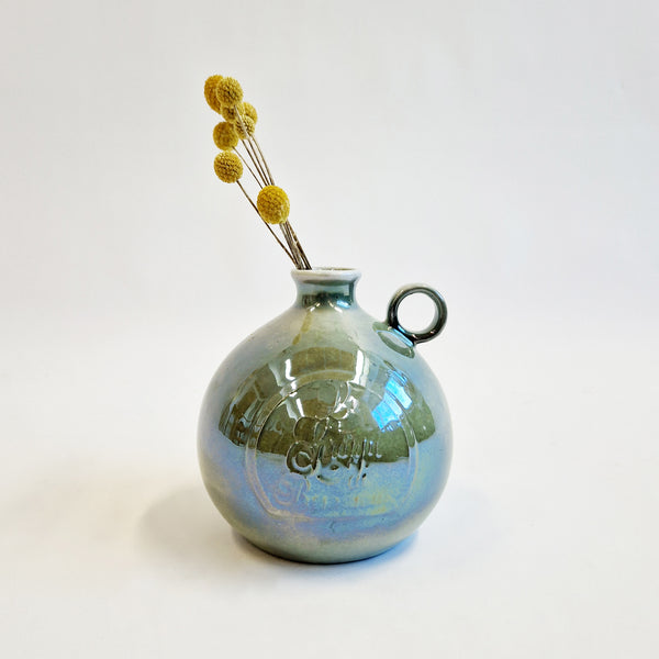Vintage ceramic Grappa bottle