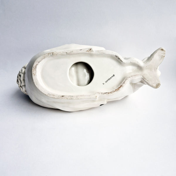 Vintage ceramic Pierrot dish by V. Bassano