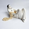 Vintage ceramic Pierrot dish by V. Bassano
