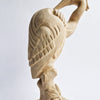 Vintage Italian ceramic heron statue