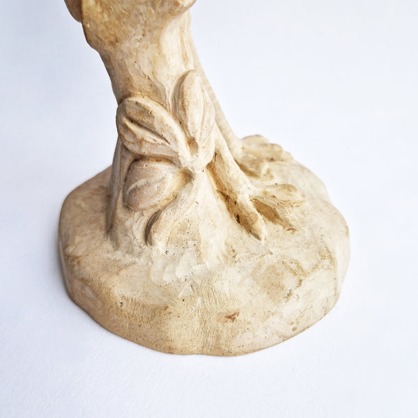 Vintage Italian ceramic heron statue