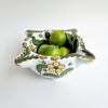 Vintage glazed ceramic mortar