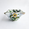 Vintage glazed ceramic mortar