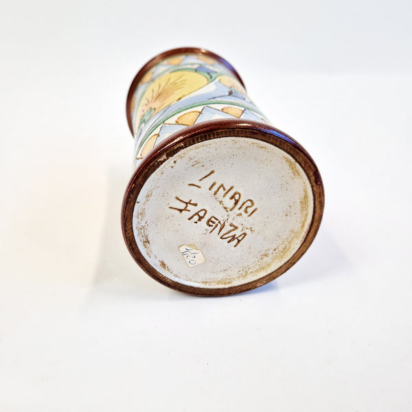 Vintage terracotta utensil holder from Faenza