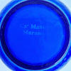 Vintage Murano cobalt blue dessert bowl set