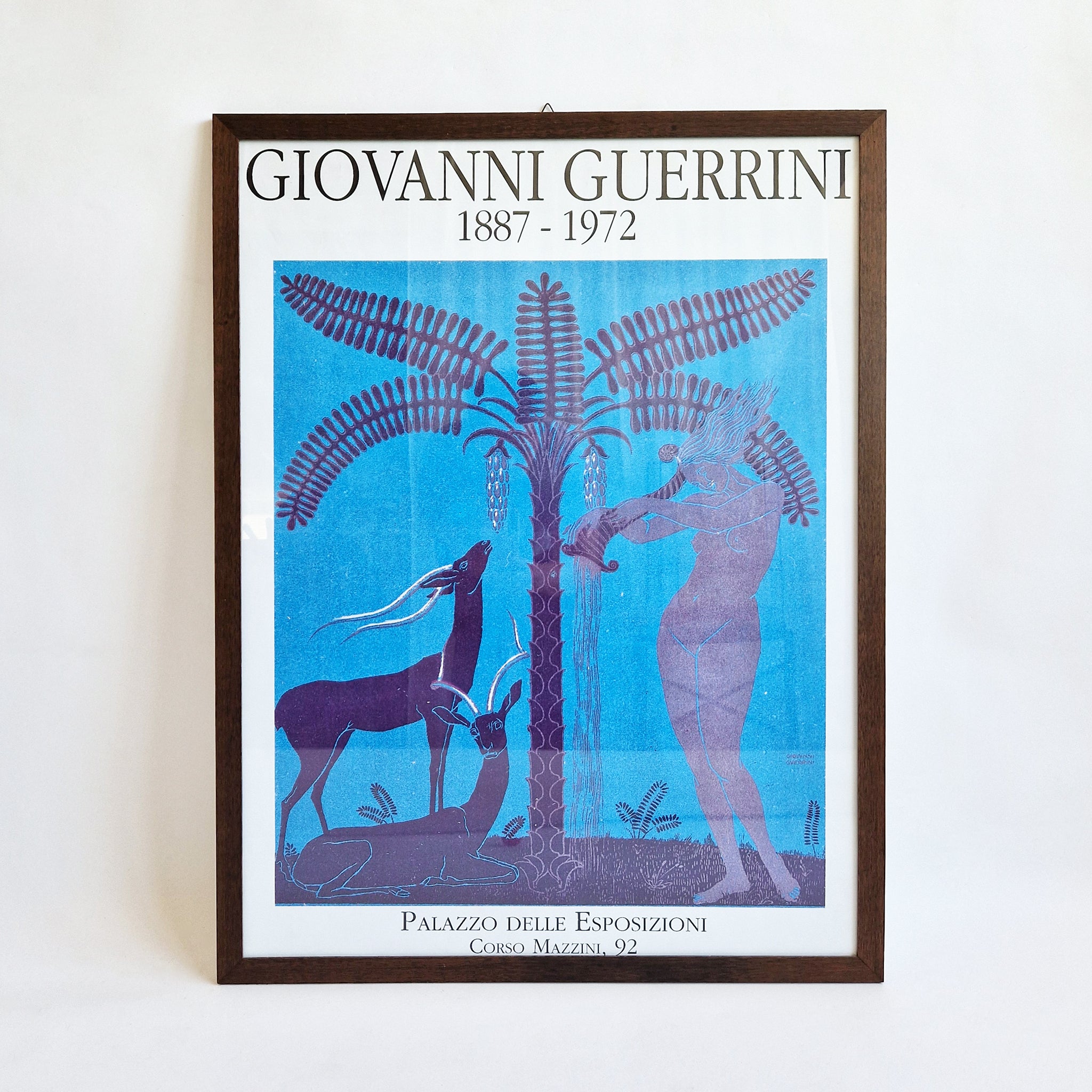 Vintage poster of Giovanni Guerrini lithograph