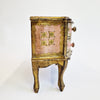 Vintage miniature Florentine chest of drawers jewelry box