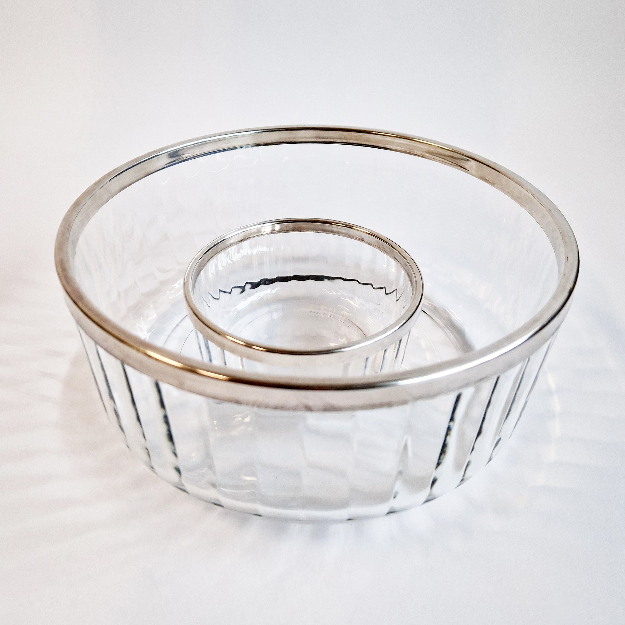 Vintage small glass bowl by Bormioli Rocco